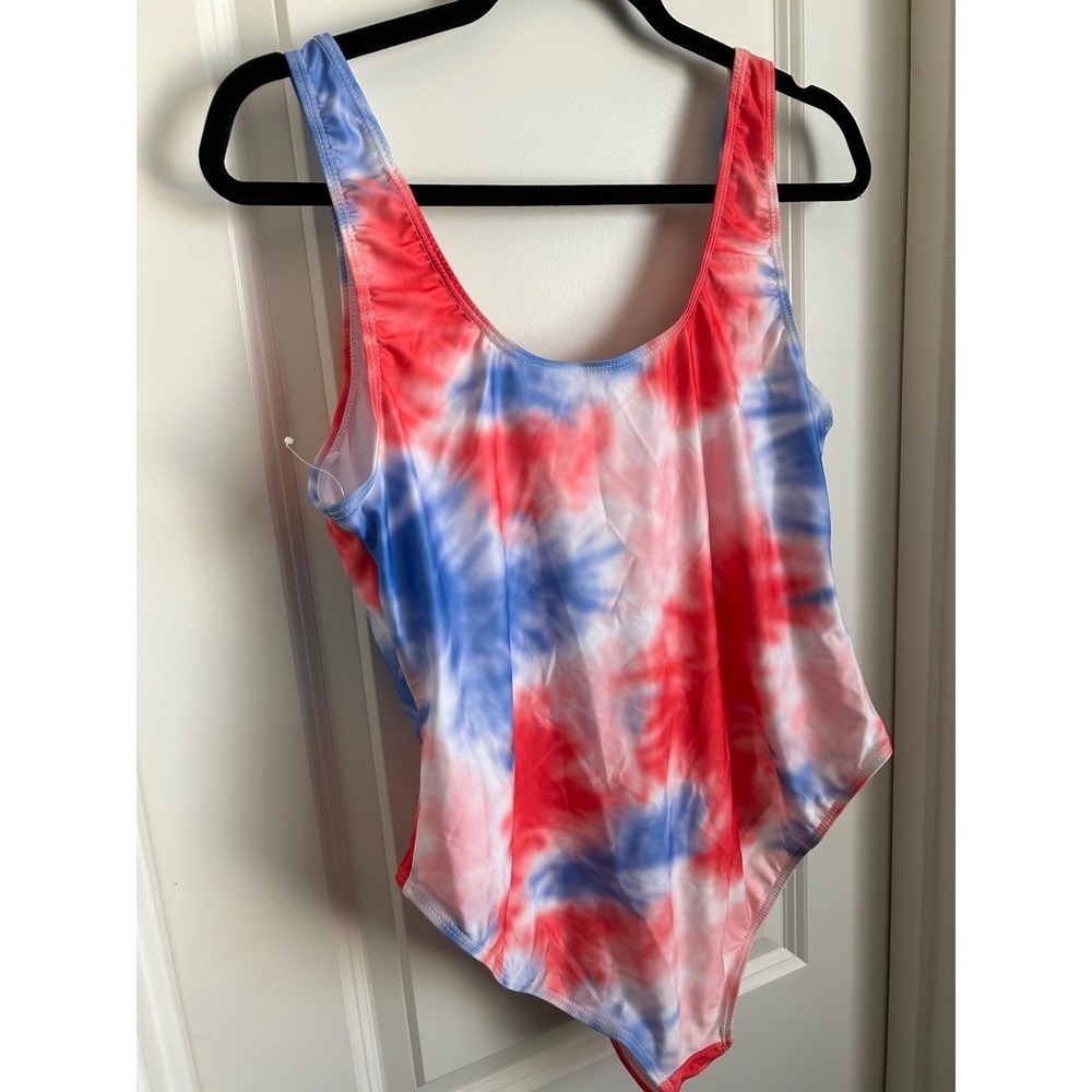 Red/White/Blue Texas One piece XXL Swimsuit - Picture 8 of 11